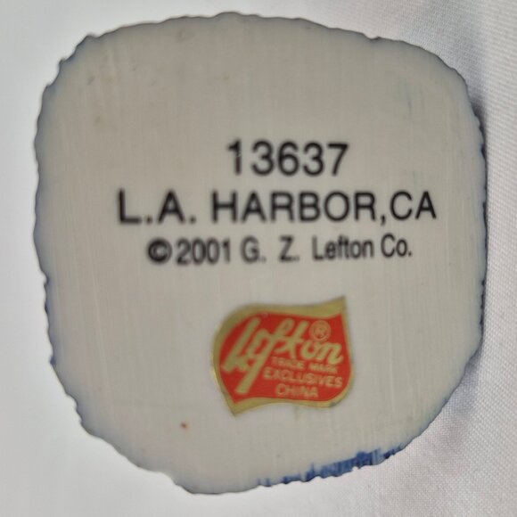 Lefton Historic American Lighthouse Ornament L.A. Harbor CA  2001 - Picture 10 of 14